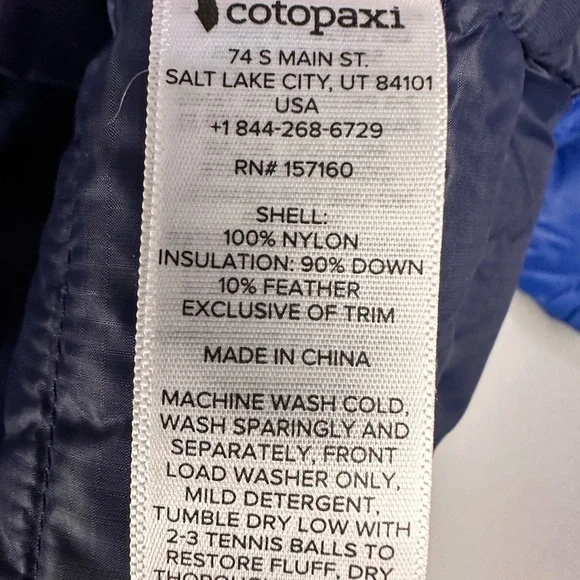 Cotopaxi Fuefo Hooded Down Jacket Sz XXL